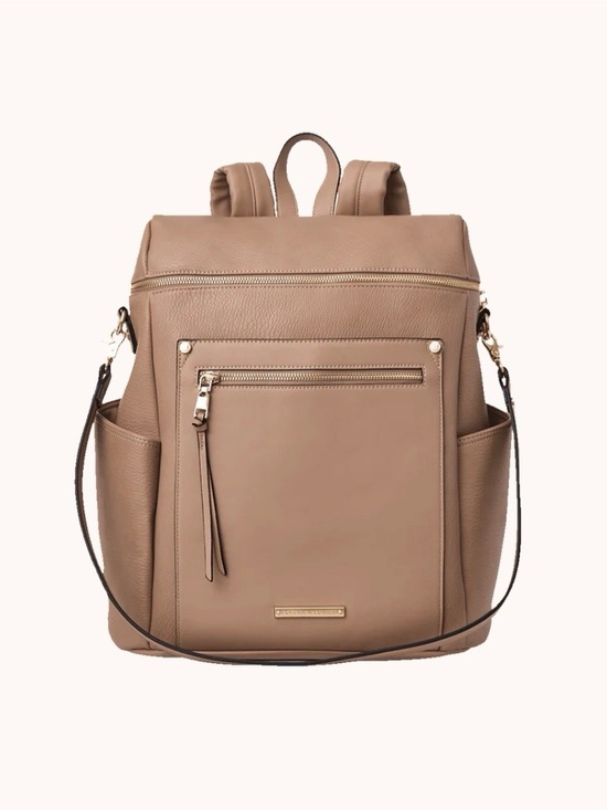 Poppy & Peonies Handbags - Poppy & Peonies Commuter Backpack - Mocha Mousse